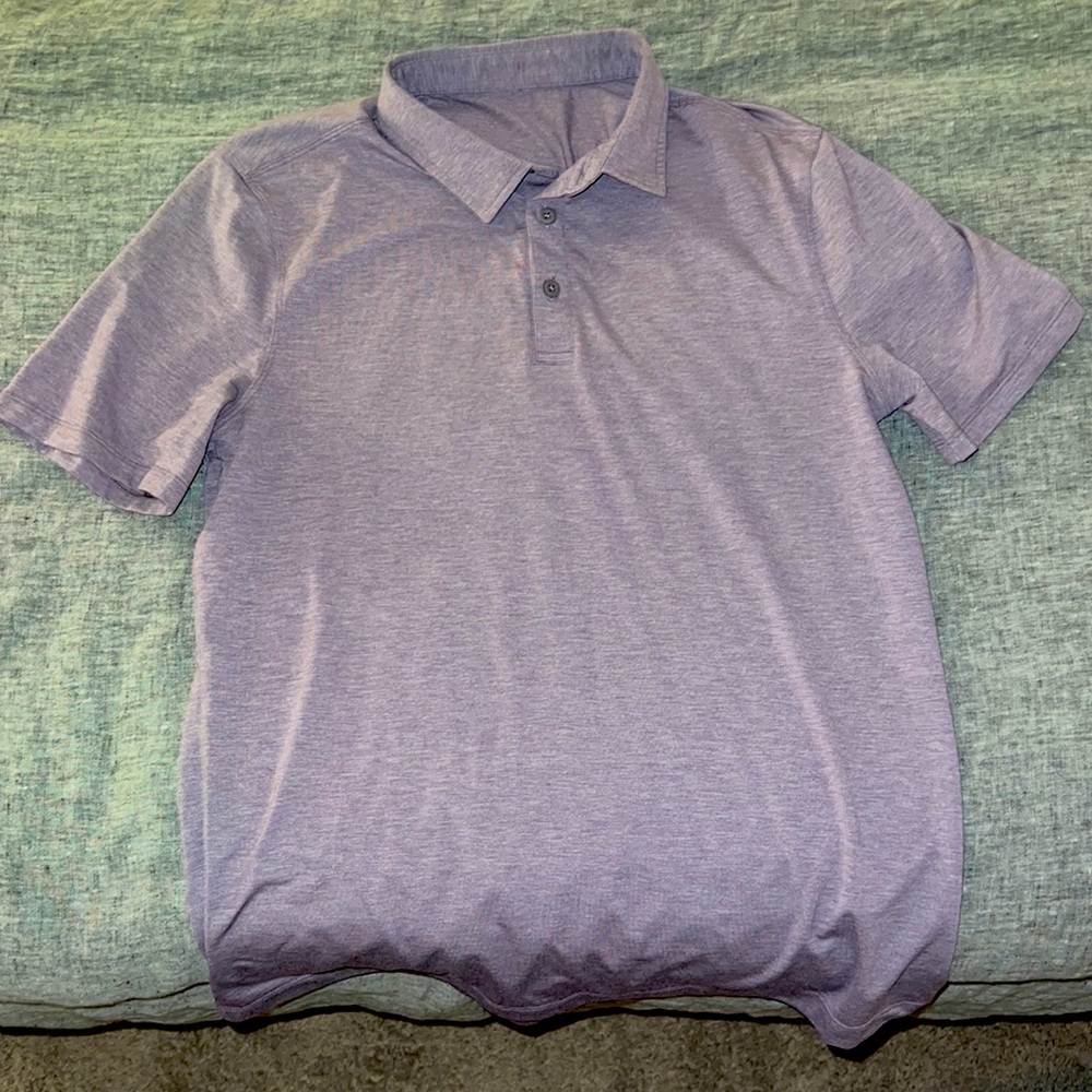 Lululemon mens Evolution Polo M Lavender